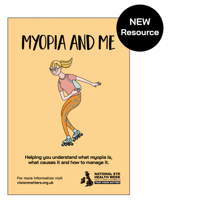 Myopia and Me flyer new resource notice